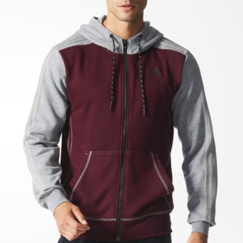 Adidas - Jacket with Stripes Sleeve